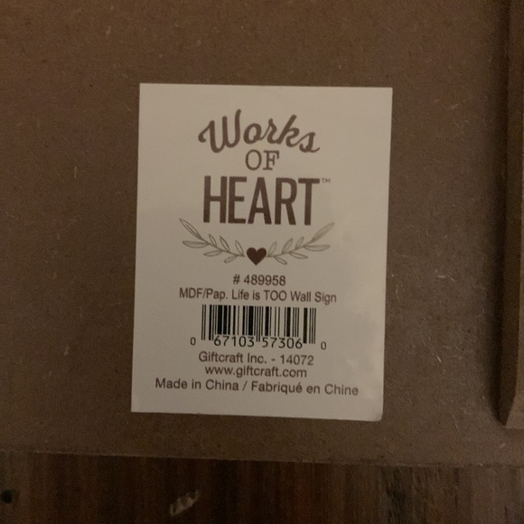 Life Is Too Short To Be Anything But Happy Sign - Picture 3 of 5